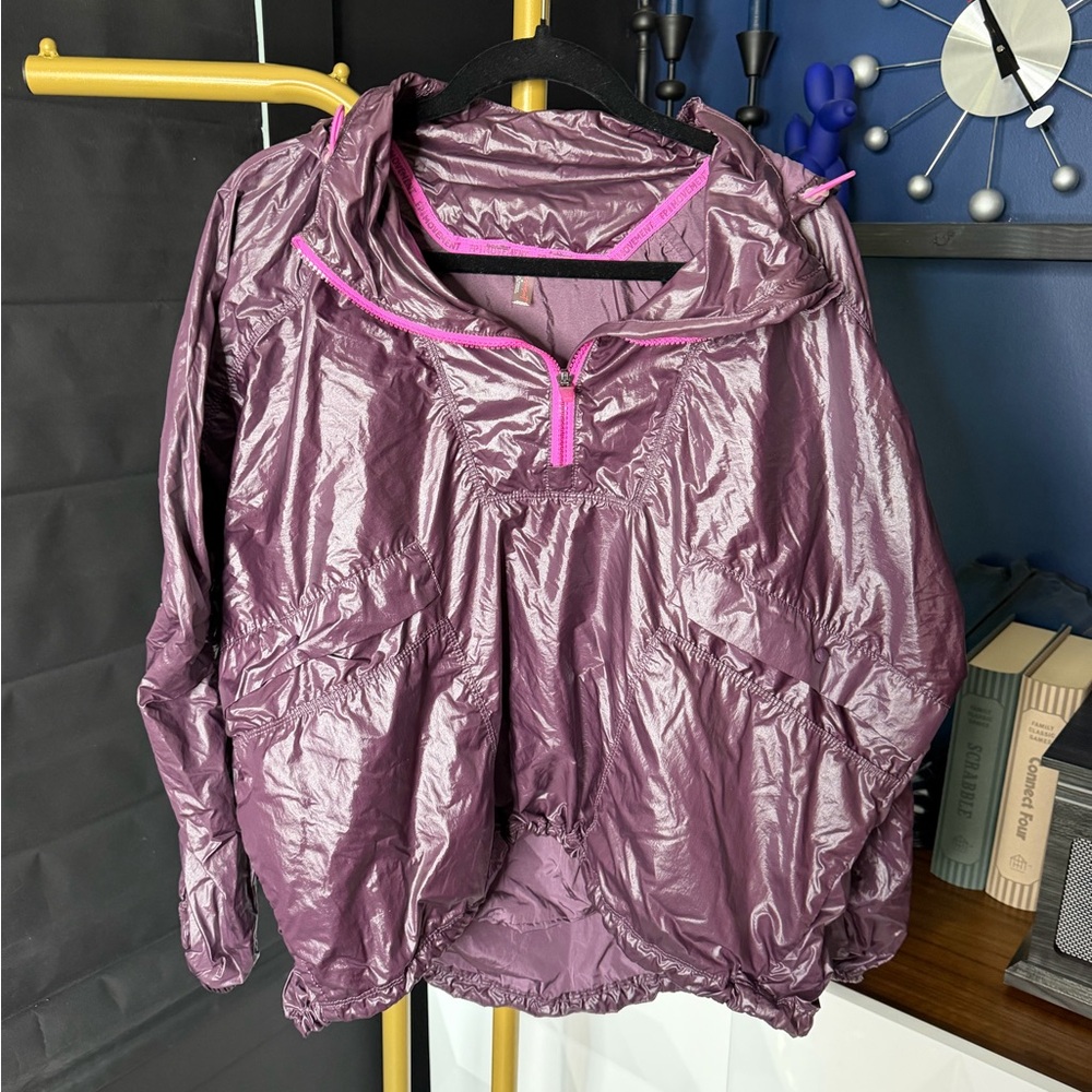 Free People Spring Showers Solid Rain Jacket - image 5